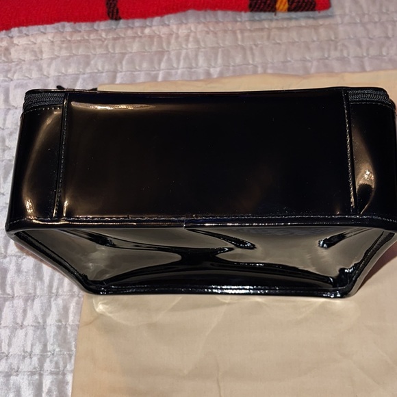 Givenchy Preloved cosmetics pouch Patton leather excellent condition satin inter - Picture 7 of 12